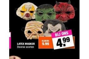 latex masker nu eur4 99 per stuk