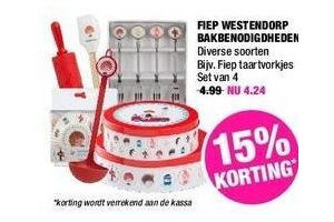 fiep westendorp bakbenodigheden nu 15 korting