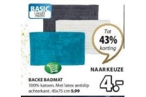 backe badmat