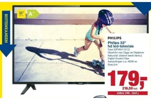philips 32 hd led televisie
