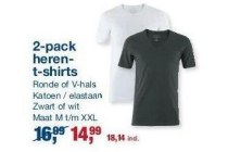 2 pack heren t shirts
