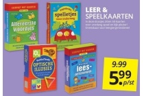 leer en speelkaarten