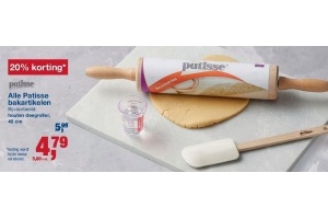 patisse bakartikelen