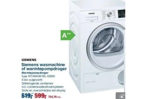 siemens wasmachine of warmtepompdroger