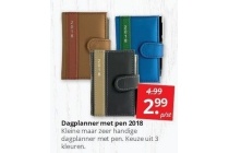 dagplanner met pen 2018