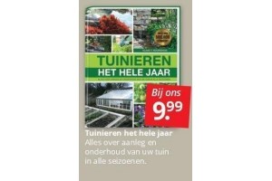 boek tuinieren het hele jaar