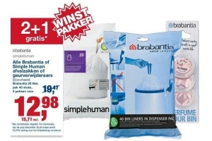 brabantia of simple human afvalzakken of geurverwijderaars