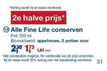 alle fine life conserven