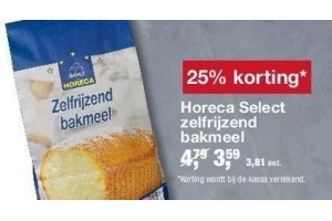 horeca select zelfrijzend bakmeel