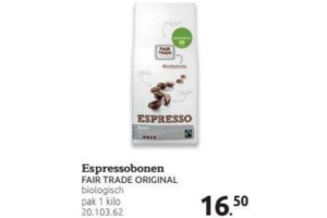 espressobonen