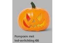 pompoen met led verlichting