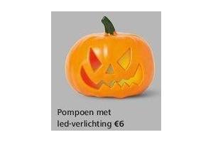 pompoen met led verlichting