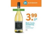 black cuvee chardonnay