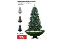 sneeuwende kerstboom