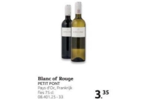 blanc of rouge