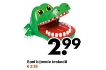 spel bijtende krokodil