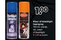 kleur of blacklight haarspray