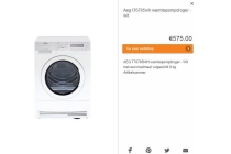 aeg t76785nih warmtepompdroger wit