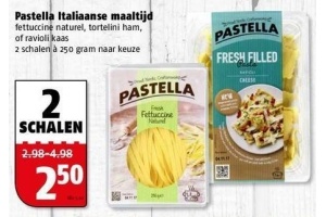 pastella italiaanse maaltijd