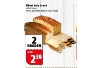 ribbel knip brood