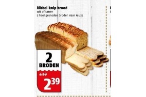 ribbel knip brood