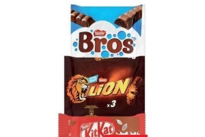 kitkat smarties bros crunch lion of rolo