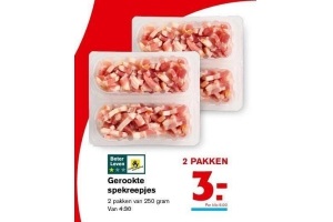 gerookte spekreepjes