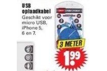 usb oplaadkabel