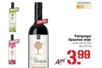fairgrape spaanse wijn