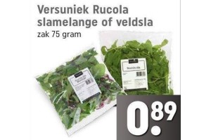 versuniek rucola slamelange of veldsla