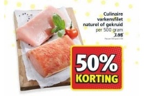 culinaire varkensfilet naturel of gekruid