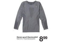 heren sport thermoshirt