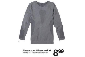 heren sport thermoshirt