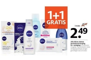 alle nivea dames gezichtsverzorging en reiniging