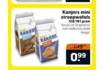 kanjer mini stroopwafels