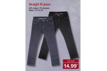 straight fit jeans
