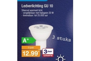ledverlichting gu 10