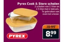 pyrex cook en store schalen