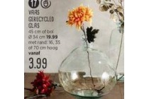 vaas gerecycled glas