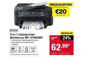 4 in 1 inkjetprinter workforce wf 2760dwf