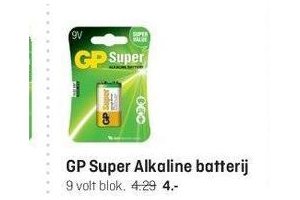 gp super alkaline batterij