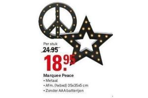 marquee peace