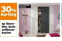 30 korting op store max basic zelfbouw kasten