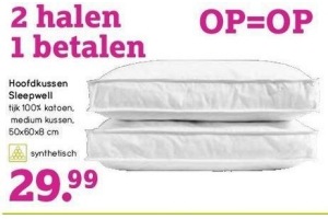 hoofdkussen sleepwell