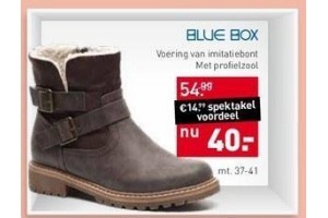 blue box laarsje