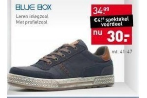 blue box sneakers