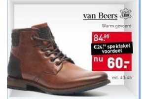 van beers schoen