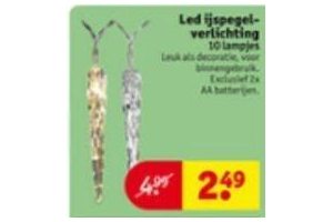 led ijspegelverlichting
