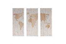 houten wereldkaart