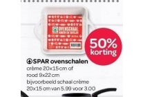 spar ovenschalen